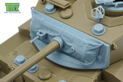 画像4: T-Rex Studio[TR35105]1/35 WWII イギリス コメット巡航戦車用 後期型防盾セット キャンバスカバー付き(タミヤ用)