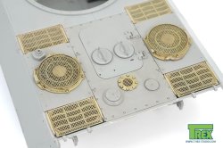 画像2: T-Rex Studio[TR35122]1/35 WWII ドイツ パンサー戦車D型初期型用 ラジエーター吸排気口グリルセット