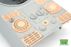 画像2: T-Rex Studio[TR35123]1/35 WWII ドイツ パンサー戦車D/A型用 ラジエーター吸排気口グリルセット パターンA