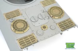 画像3: T-Rex Studio[TR35123]1/35 WWII ドイツ パンサー戦車D/A型用 ラジエーター吸排気口グリルセット パターンA