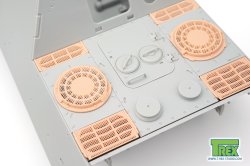 画像2: T-Rex Studio[TR35125]1/35 WWII ドイツ ヤークトパンサーG1型用ラジエター吸排気口装甲グリルセット メッシュ付