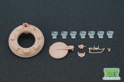 画像7: T-Rex Studio[TR35152-1]1/35 WWII ドイツ キングタイガー用 溶接タイプキューポラセット 水抜きスリットなし（各社用)