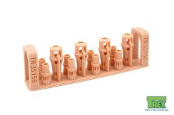 画像4: T-Rex Studio[TR35156]1/35 WWII ドイツ 8.8cm KwK/Pak用マズルブレーキ 後期タイプ2(4個入)