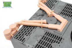 画像2: T-Rex Studio[TR35160-1]1/35 WWII ドイツ タイガーI重戦車用 エアクリーナー/吸気パイプ タイプA