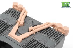 画像3: T-Rex Studio[TR35160-1]1/35 WWII ドイツ タイガーI重戦車用 エアクリーナー/吸気パイプ タイプA