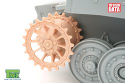 画像2: T-Rex Studio[TR35168-1]1/35 WWII ドイツ タイガーI重戦車中期型/後期型用起動輪(汎用)