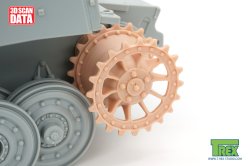画像3: T-Rex Studio[TR35168-1]1/35 WWII ドイツ タイガーI重戦車中期型/後期型用起動輪(汎用)