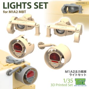 画像1: T-Rex Studio[TR35190-1]1/35 現用 アメリカ M1A2エイブラムス主力戦車用 ライトセット (1)