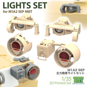 画像1: T-Rex Studio[TR35190-2]1/35 現用 アメリカ M1A2 SEPエイブラムス主力戦車用 ライトセット (1)