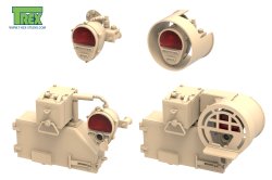 画像8: T-Rex Studio[TR35192]1/35 現用 アメリカ M1A2 SEP V3エイブラムス主力戦車用 ライトセット