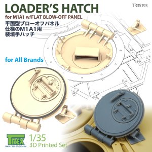 画像1: T-Rex Studio[TR35193]1/35 現用 アメリカ M1A1エイブラムス主力戦車初期型用 装填手ハッチ 平面型ブローオフパネル (1)
