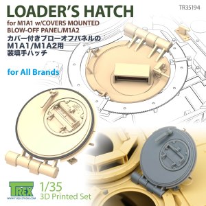 画像1: T-Rex Studio[TR35194]1/35 現用 アメリカ M1A1エイブラムス主力戦車用 装填手ハッチ M1A2カバー付ブローオフパネル (1)