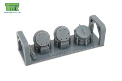 画像4: T-Rex Studio[TR35204]1/35 WWII ドイツ キングタイガー重戦車用 ベンチレーターセット(3個入)