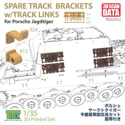 画像1: T-Rex Studio[TR35213-2]1/35 WWII ドイツ ヤークトタイガー ポルシェ型用 予備履帯ブラケットセット(予備履帯12セット入)