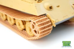 画像4: T-Rex Studio[TR84004]1/48 WWII ドイツキングタイガー18枚歯起動輪用履帯 後期型 左右対称型 起動輪付