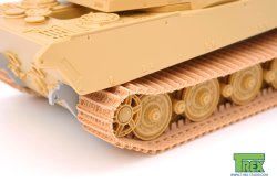 画像5: T-Rex Studio[TR84004]1/48 WWII ドイツキングタイガー18枚歯起動輪用履帯 後期型 左右対称型 起動輪付