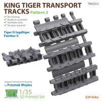 T-Rex Studio[TR85054]1/35 WWII ドイツキングタイガー用鉄道輸送用履帯パターン2