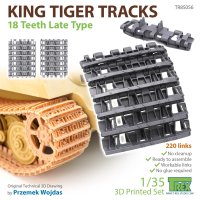 T-Rex Studio[TR85056]1/35 WWII ドイツキングタイガー18枚歯起動輪用履帯 後期型