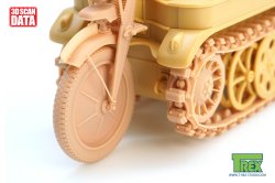 画像2: T-Rex Studio[TR85059]1/35 WWII ドイツケッテンクラート用履帯 起動輪/タイヤType1付(タミヤ用)