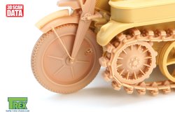 画像3: T-Rex Studio[TR85059]1/35 WWII ドイツケッテンクラート用履帯 起動輪/タイヤType1付(タミヤ用)