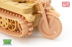 画像3: T-Rex Studio[TR85060]1/35 WWII ドイツケッテンクラート用ウィンターケッテン履帯 起動輪/タイヤType2付(タミヤ用)