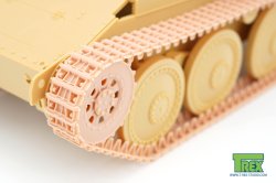 画像2: T-Rex Studio[TR85078-1]1/35 WWII ドイツ 38(t)軽戦車用 後期型履帯 起動輪/誘導輪Type2付(タミヤ用)