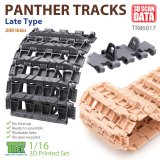 T-Rex Studio[TR86017]1/16 WWII ドイツ パンター戦車用可動履帯 後期型
