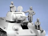 TANK[T-35001]1/35 WWII露 戦車兵(夏)1943-45.(3体)