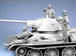 画像2: TANK[T-35001]1/35 WWII露 戦車兵(夏)1943-45.(3体)