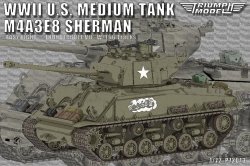 画像1: トライアンフモデル[TRFP72013]1/72 M4A3E8 シャーマン イージー エイト"サンダーボルト VII" w/T66タイプ履帯
