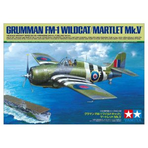 画像1: タミヤ[TAM61126]1/48 グラマン FM-1 ワイルドキャット/マートレットMk.V (1)