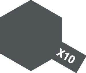 画像1: アクリルミニ X-10 ガンメタル (1)
