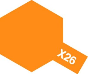 画像1: アクリルミニ X-26 クリヤーオレンジ (1)