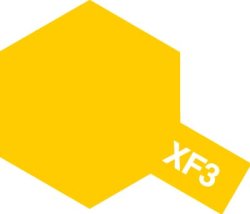 画像1: アクリルミニ XF-3 フラットイエロー