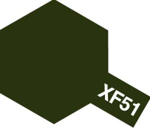 画像1: アクリルミニ XF-51 カーキドラブ (1)