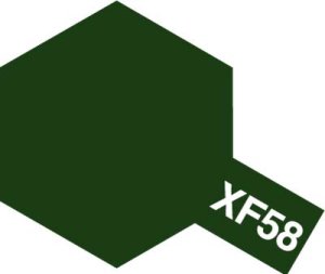 画像1: アクリルミニ XF-58オリーブグリーン (1)