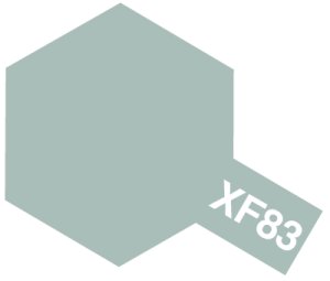 画像1: アクリルミニ XF-83 ミディアムシーグレイ2 (1)