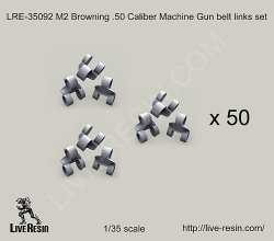画像2: Live Resin[LRE35092]M2 Browning .50 Caliber Machine Gun belt links set
