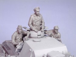 画像1: TANK[T-35108]1/35 WWII独 戦車兵 III/IV号戦車(夏)1939-45 (3体)