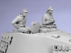 画像10: TANK[T-35003]1/35 WWII独 戦車兵(冬)1944-45 (3体)