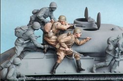 画像2: TANK[T-35011]1/35 WWII露 自動車化歩兵 #3(夏)1943-45(2体)