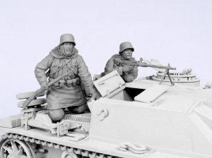 画像1: TANK[T-35025]1/35 WWII独 SS装甲擲弾兵 ハリコフ(冬)1943(2体) (1)