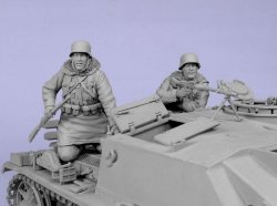 画像2: TANK[T-35025]1/35 WWII独 SS装甲擲弾兵 ハリコフ(冬)1943(2体)