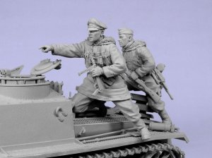 画像1: TANK[T-35027]1/35 WWII独 SS装甲擲弾兵 #3 ハリコフ(冬)1943(2体) (1)