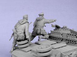 画像3: TANK[T-35027]1/35 WWII独 SS装甲擲弾兵 #3 ハリコフ(冬)1943(2体)