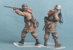 画像1: TANK[T-35031]1/35 WWII独 SS歩兵 #2 ハリコフ(冬)1943(2体)