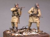 TANK[T-35033]1/35 WWII独 SS歩兵 #3 ハリコフ(冬)1943(2体)
