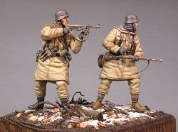 画像2: TANK[T-35033]1/35 WWII独 SS歩兵 #3 ハリコフ(冬)1943(2体)
