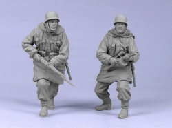 画像2: TANK[T-35036]1/35 WWII独 SS歩兵 #6 ハリコフ(冬)1943(2体)