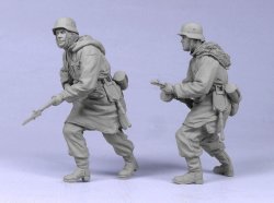 画像4: TANK[T-35036]1/35 WWII独 SS歩兵 #6 ハリコフ(冬)1943(2体)